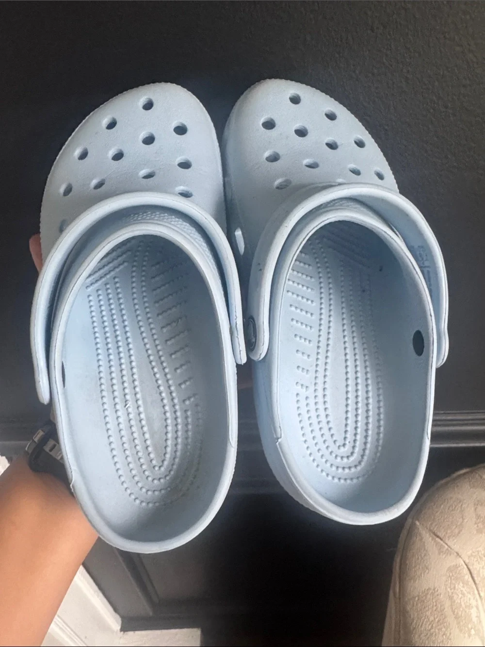 CROCS Kids Classic Clog in Pale Blue